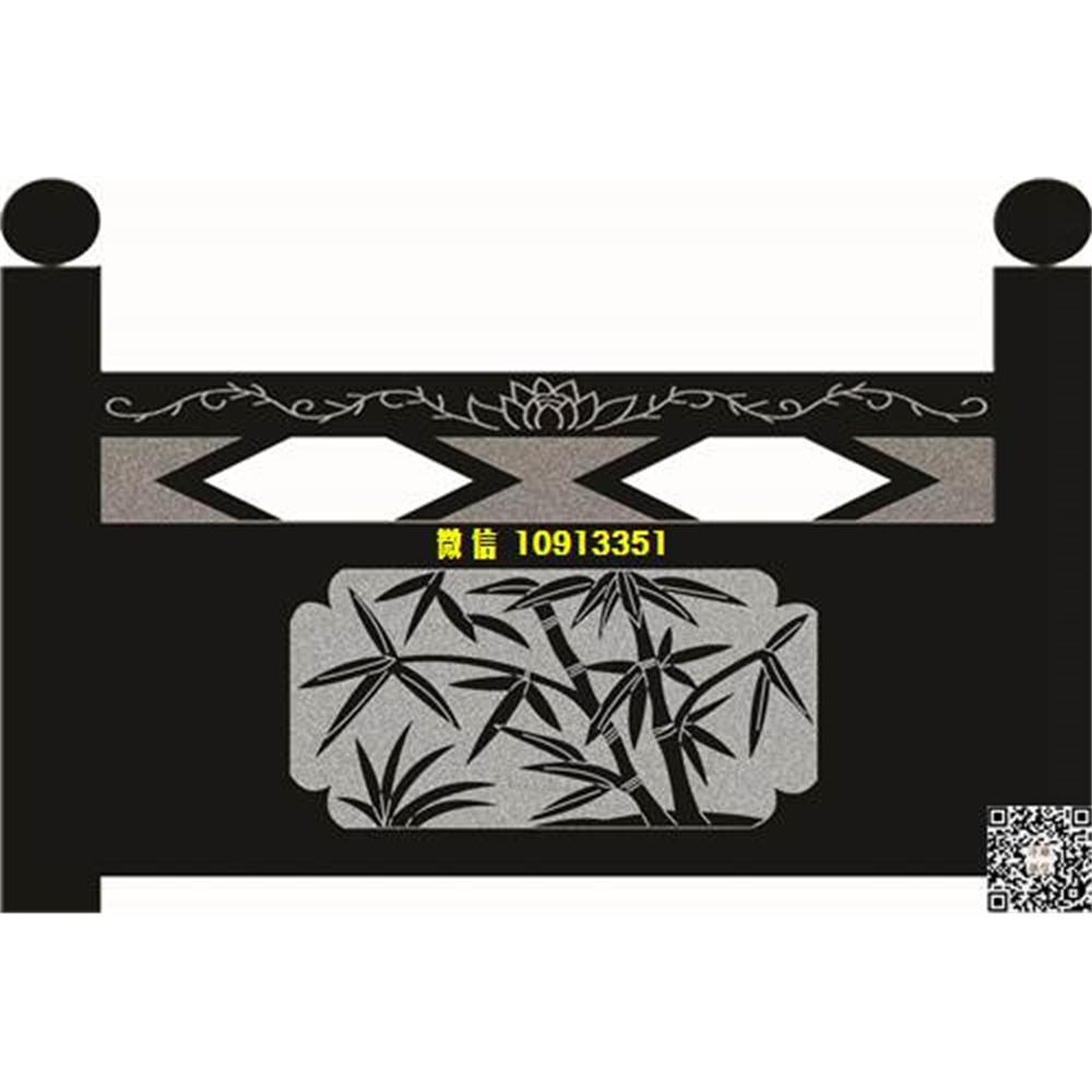 精雕图176竹子栏板精雕图线雕图线条图单线铣底图_电脑雕刻plt文泰矢量图精雕图浮雕图